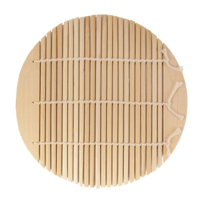 BambooMN Green Bamboo Steamer liners Kitchen Mat Rack Steamer Pad Inserts, 6.5 Inch Dia, 4 Pieces - Image 4